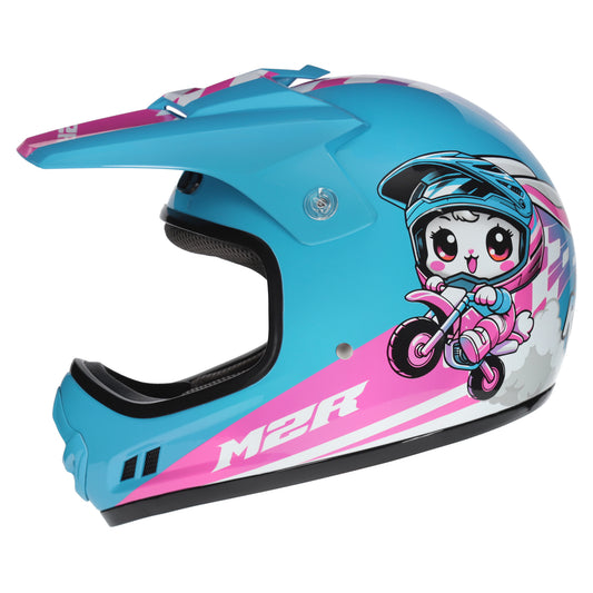 M2R MX2 Jr Helmet - Speed Racer Bunny PC-2