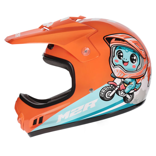 M2R MX2 Jr Helmet - Speed Racer Dino PC-8