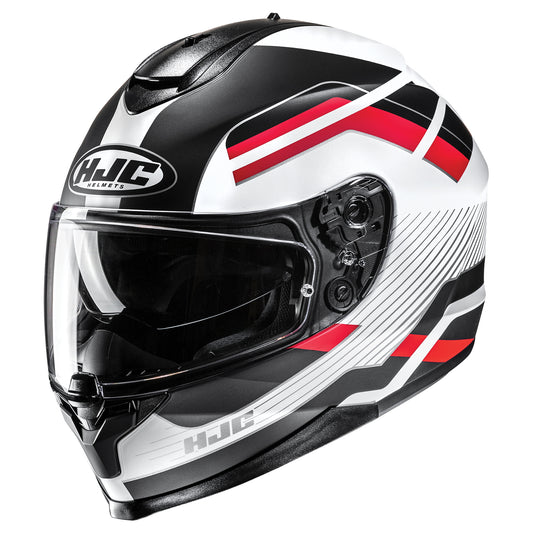 HJC C70N Belis MC-1SF Helmet - Black / Red