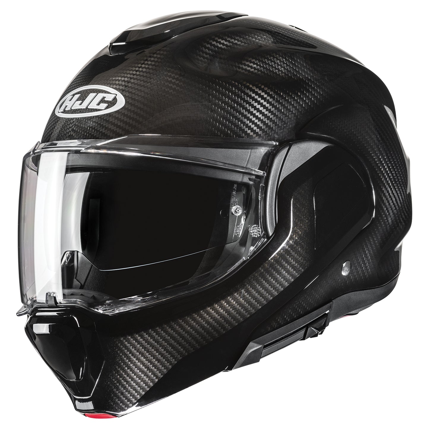 HJC F-100 Modular Helmet - Carbon Solid