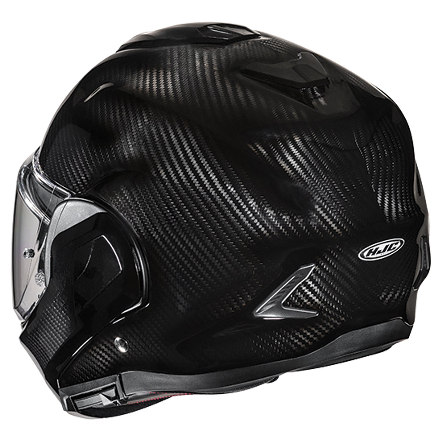 HJC F-100 Modular Helmet - Carbon Solid