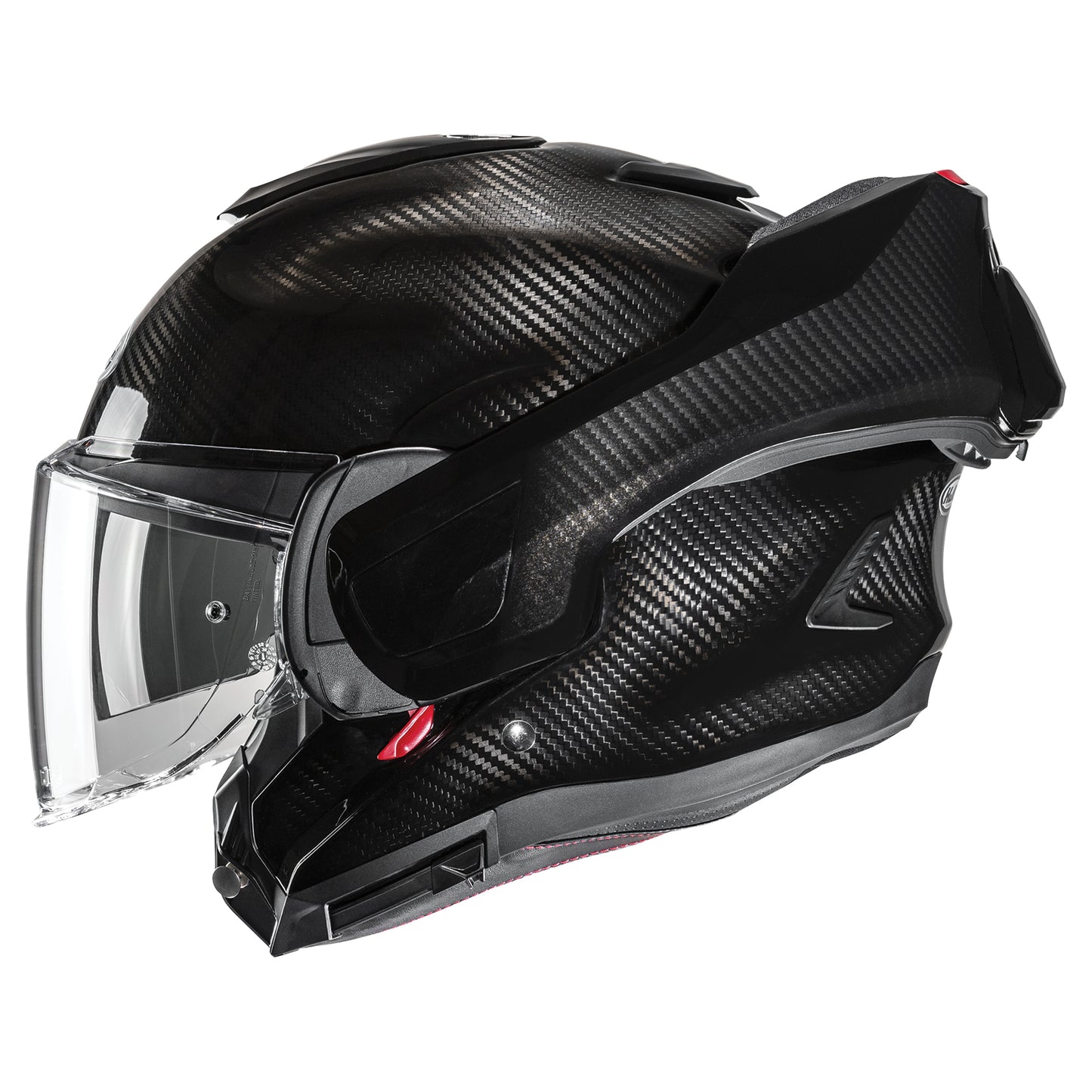 HJC F-100 Modular Helmet - Carbon Solid