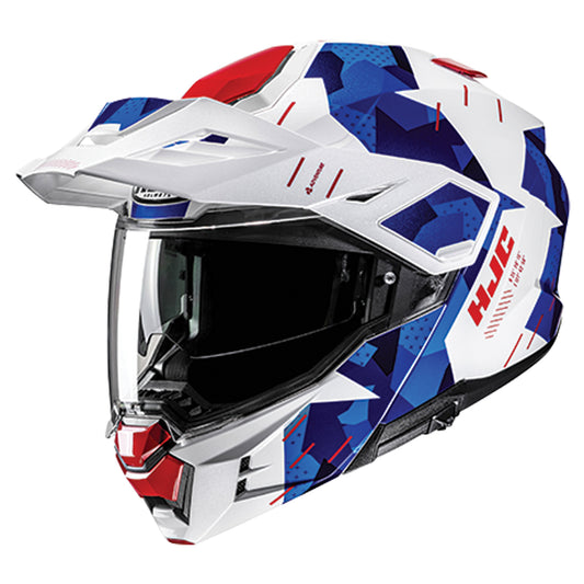 HJC i80 Roki MC-21 Modular Helmet - Red / Blue