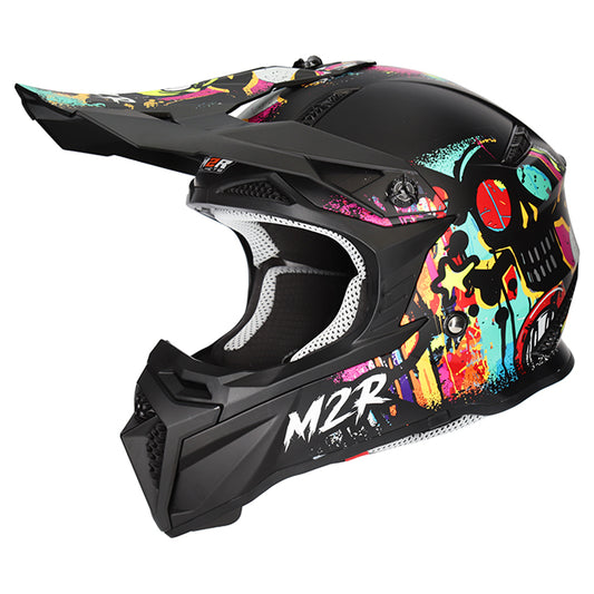 M2R X2.1 Youth Helmet - Graffiti PC-1