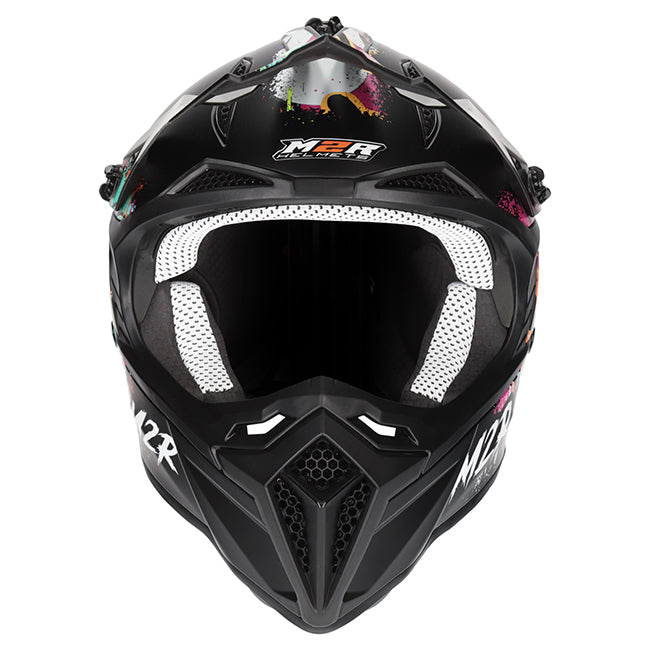 M2R X2.1 Youth Helmet - Graffiti PC-1