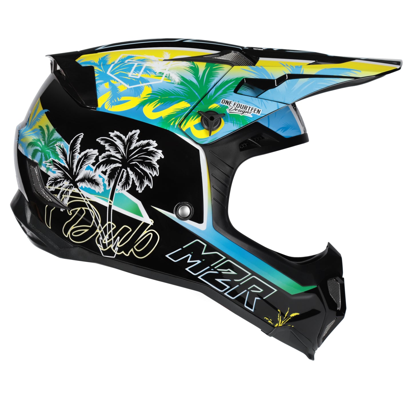 M2R X4 Evo Helmet Pacific PC-10 - Black / Multi