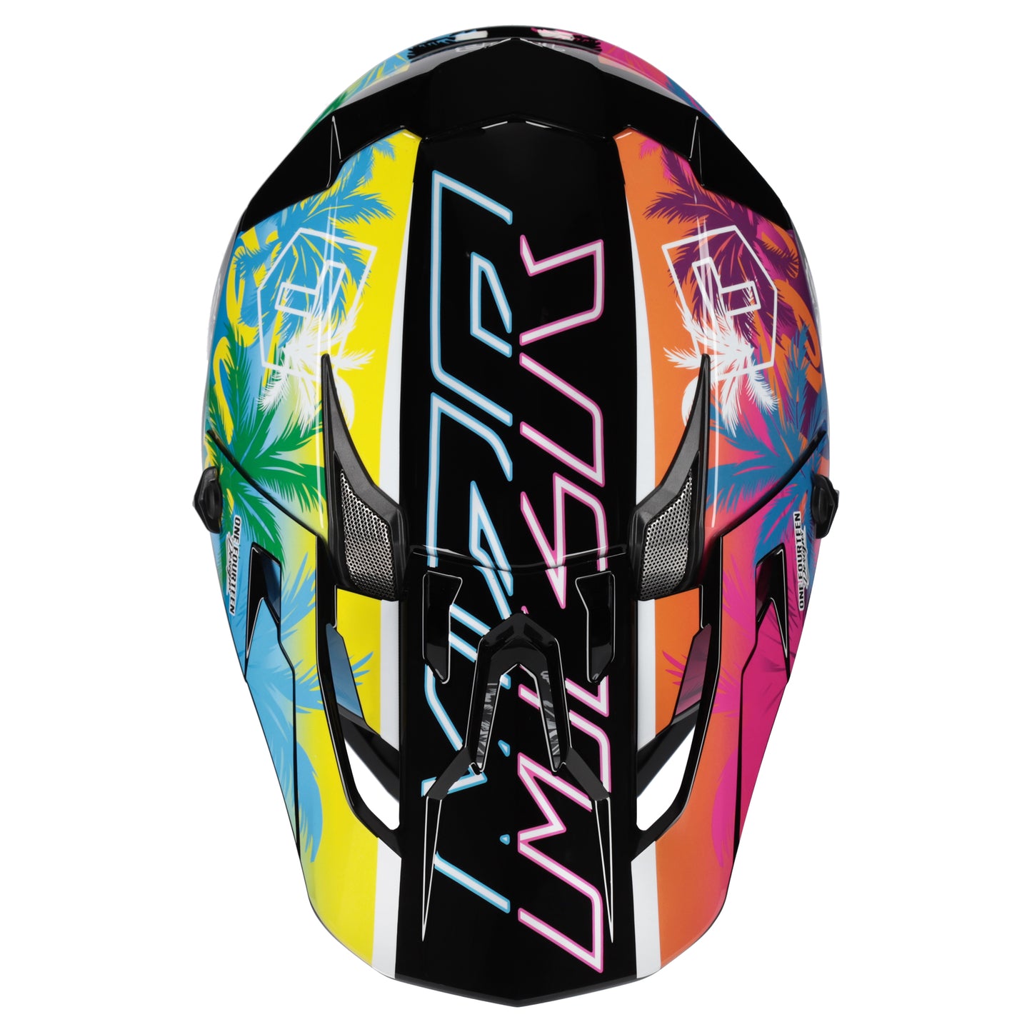 M2R X4 Evo Helmet Pacific PC-10 - Black / Multi