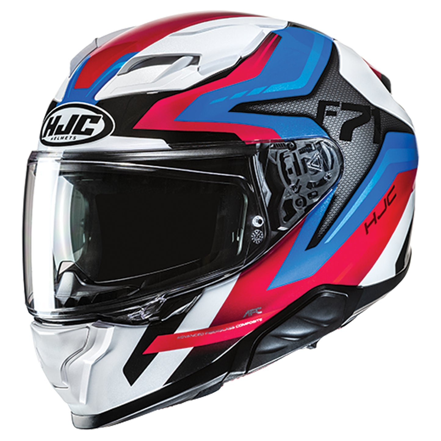HJC F71 Fes MC-21 Helmet - Red / Blue