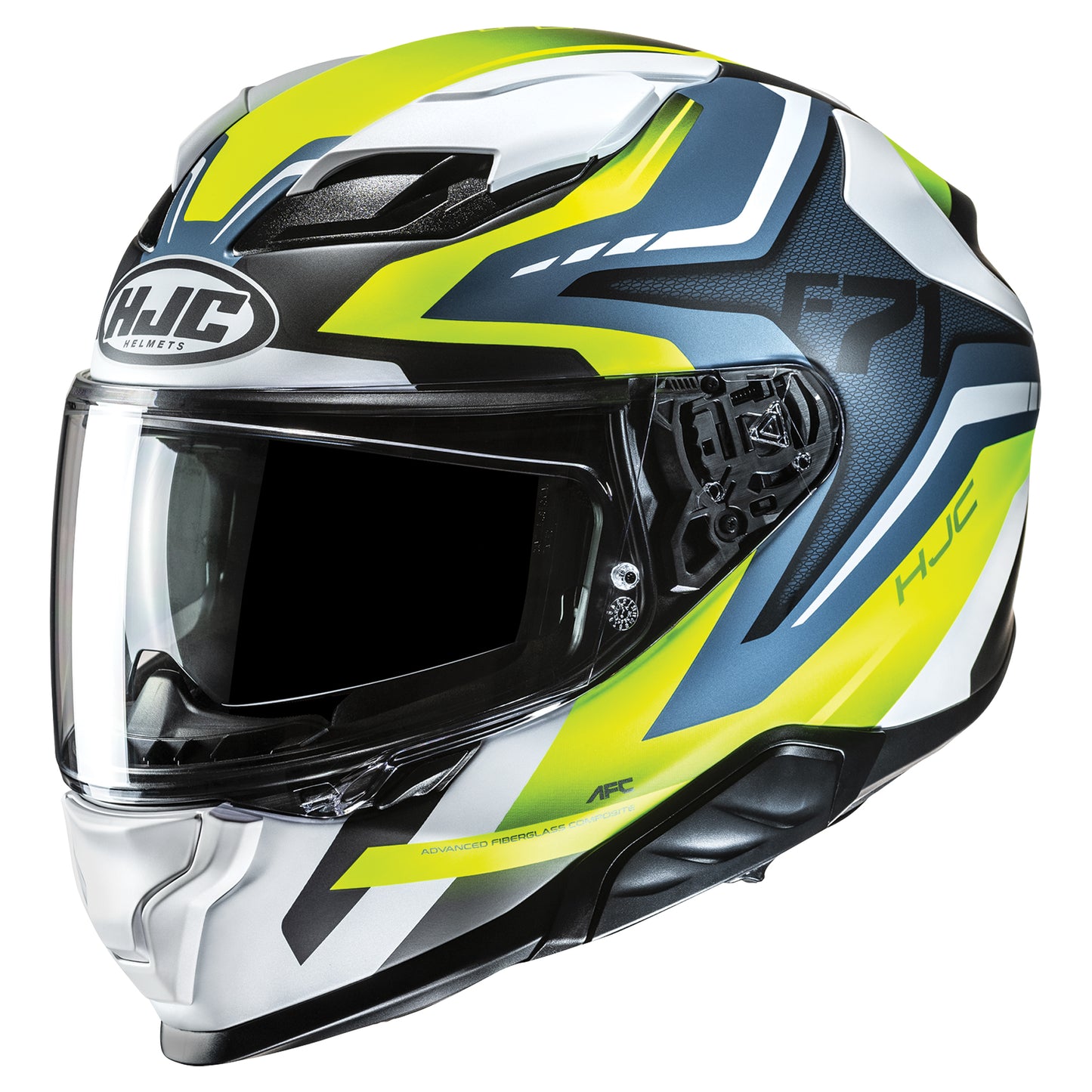 HJC F71 Fes MC-3HSF Helmet - Black / Yellow
