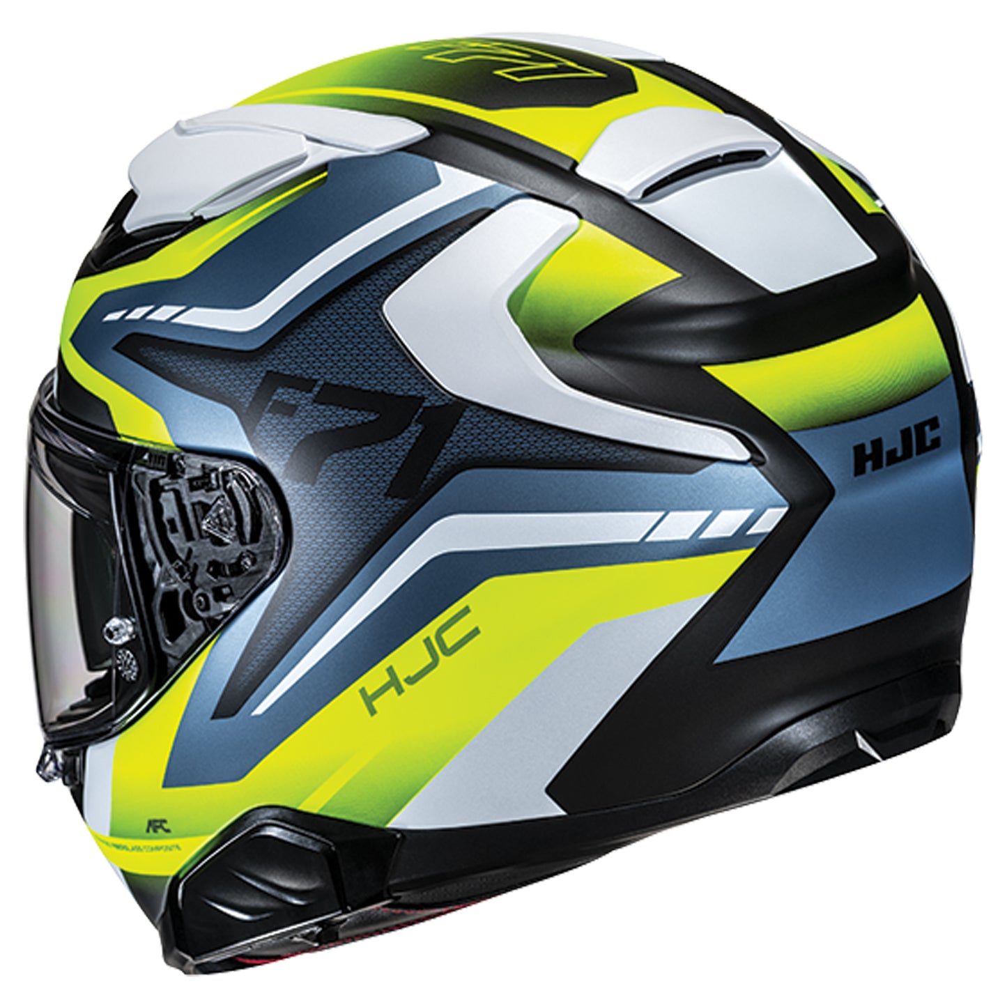 HJC F71 Fes MC-3HSF Helmet - Black / Yellow