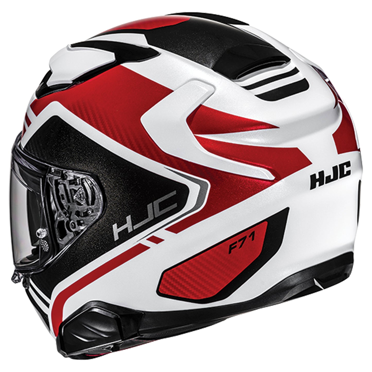 HJC F71 Tozz MC-1 Helmet - Black / Red