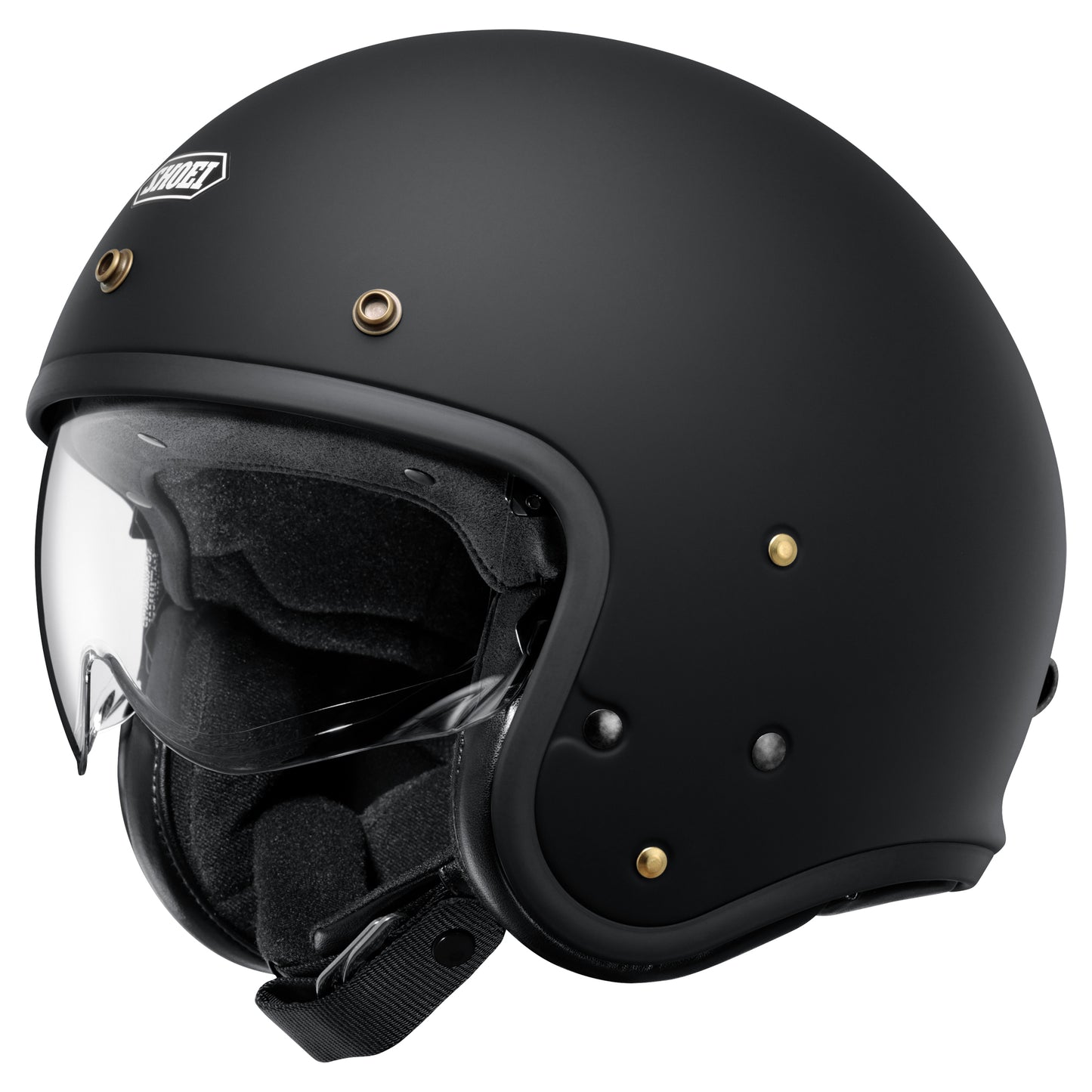 Shoei J.O2 Open Face Helmet - Matt Black