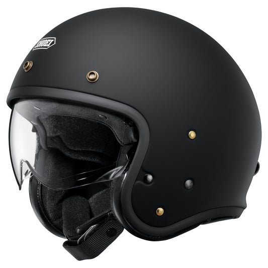 Shoei J.O2 Open Face Helmet - Matt Black
