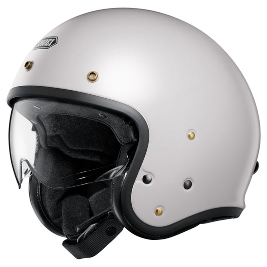 Shoei J.O2 Open Face Helmet - White