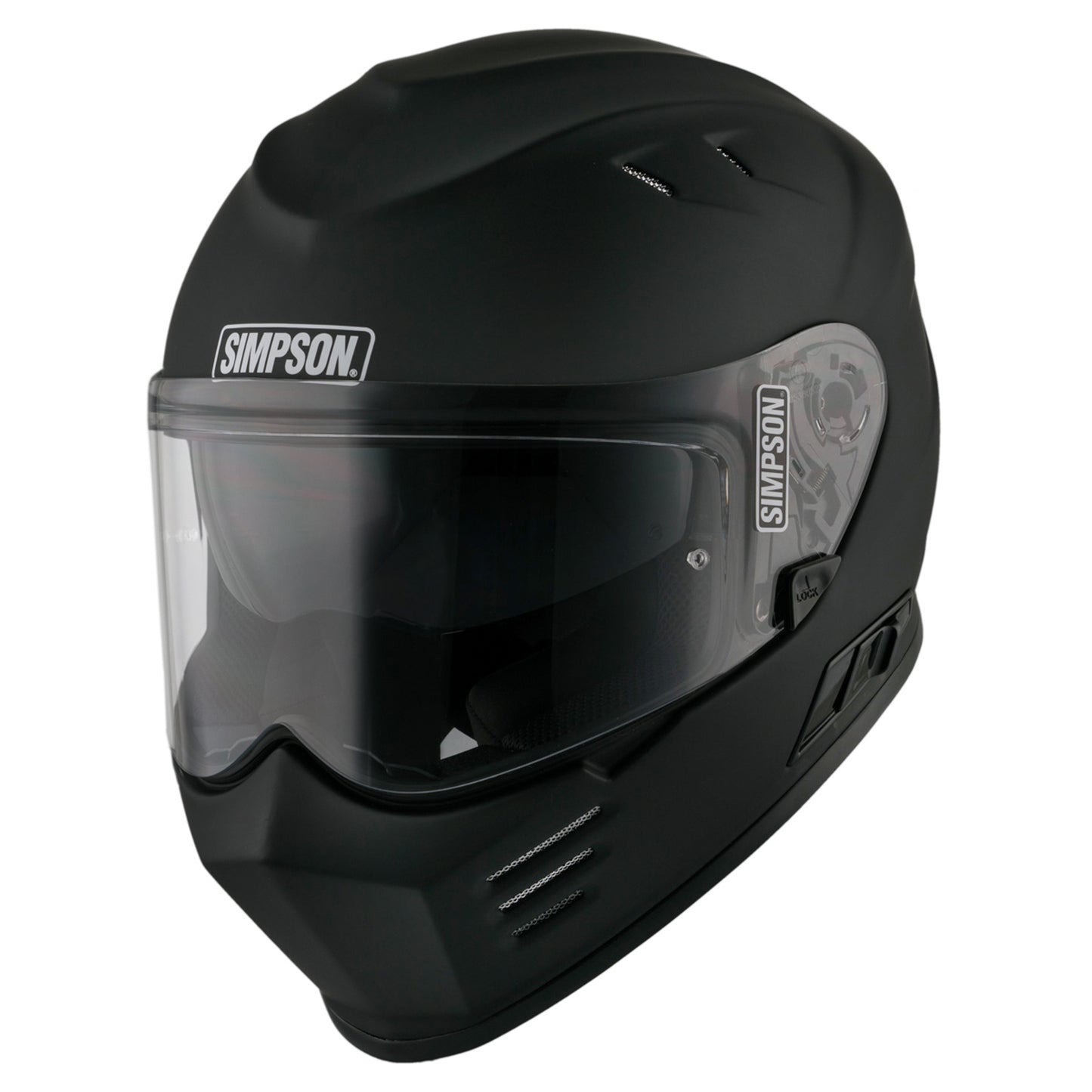 Simpson Venom Helmet - Matt Black
