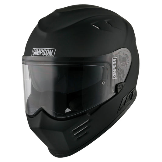 Simpson Venom Helmet - Matt Black