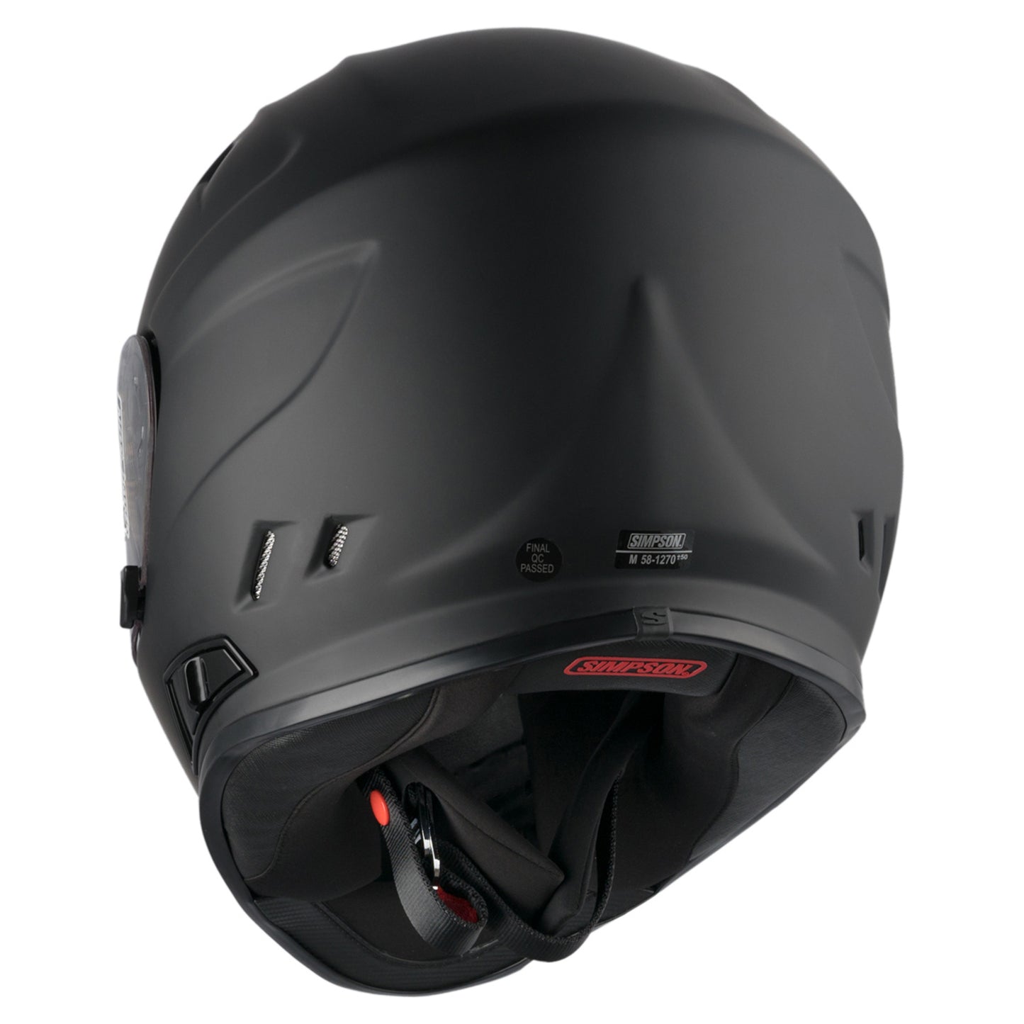 Simpson Venom Helmet - Matt Black