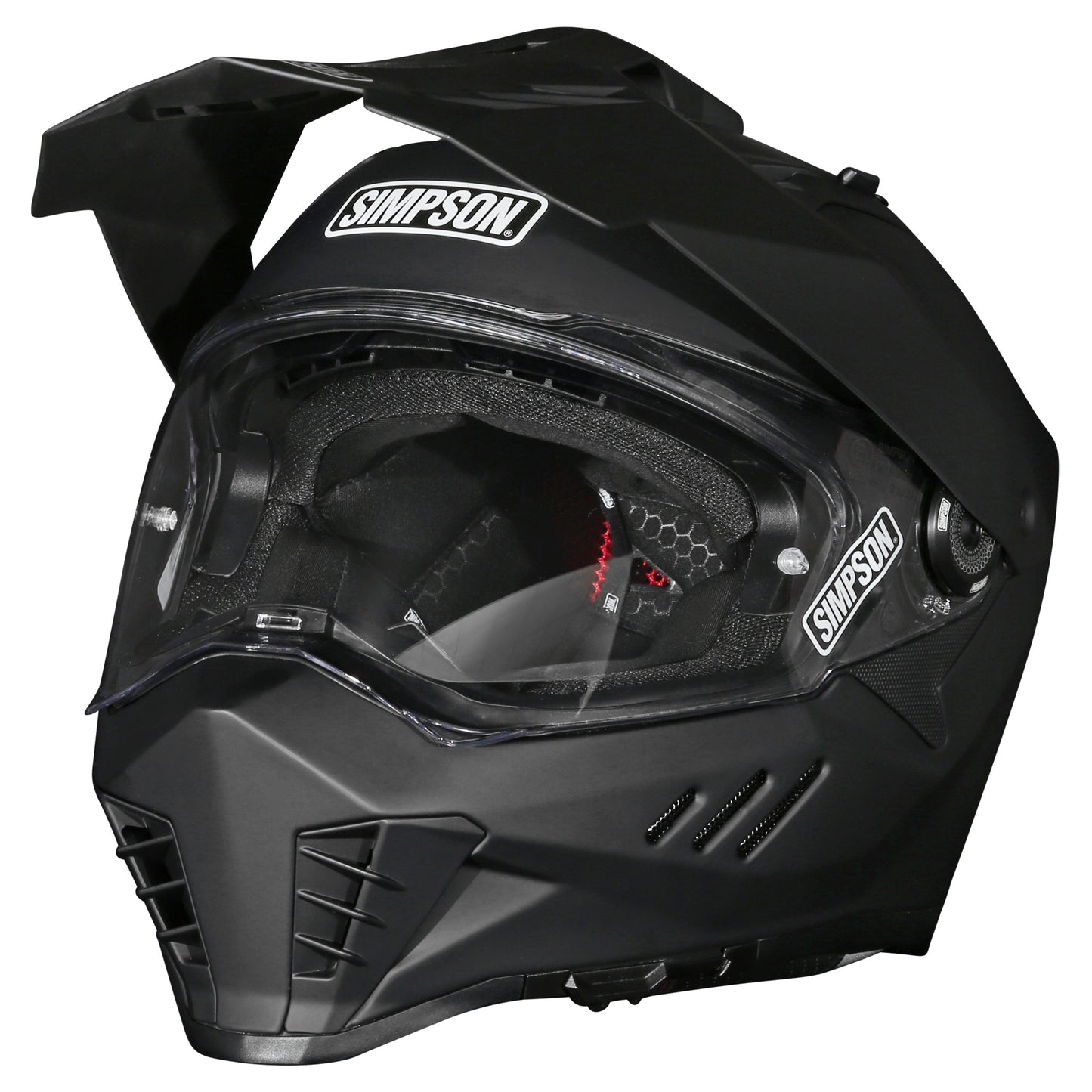 Simpson Xcursion Adventure Helmet - Matt Black