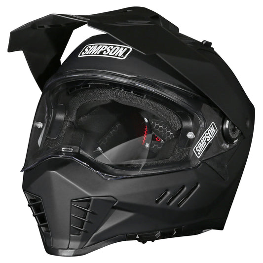 Simpson Xcursion Adventure Helmet - Matt Black