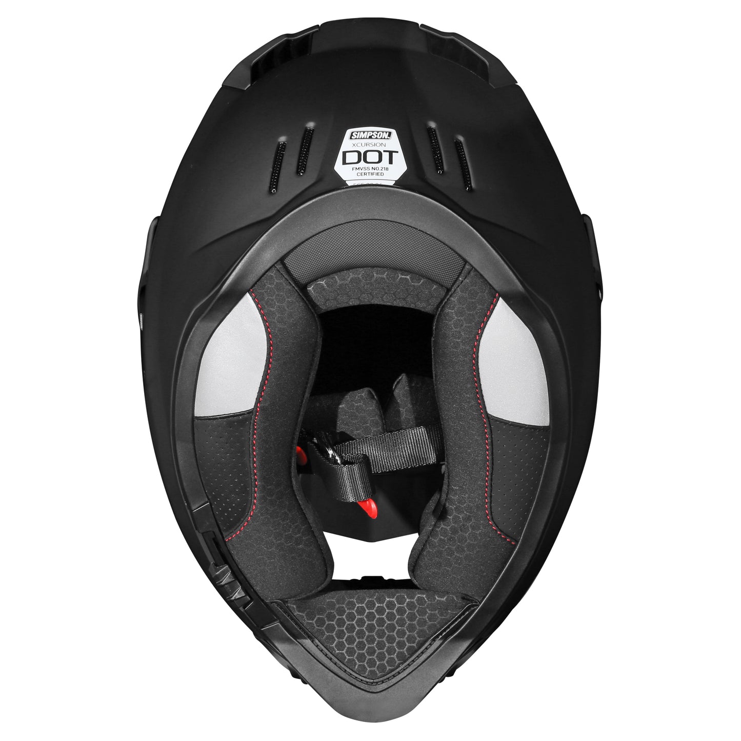 Simpson Xcursion Adventure Helmet - Matt Black