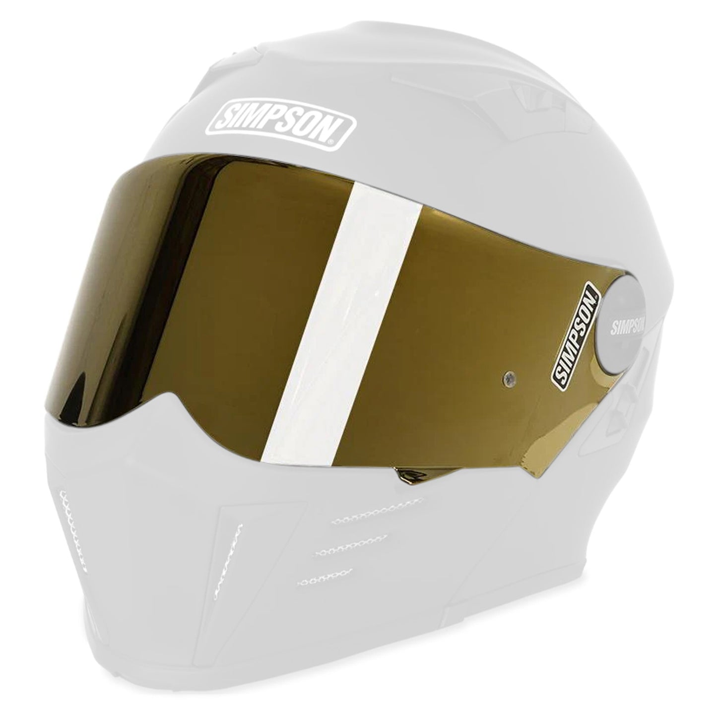 Simpson Darksome Visor - Gold