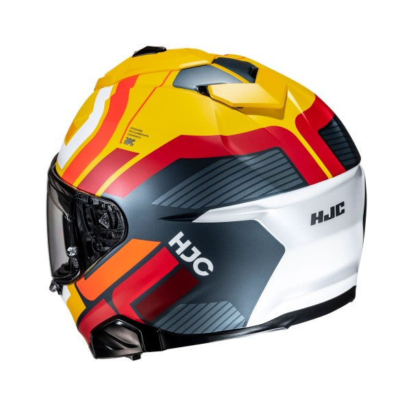 HJC i71 Helmet Viz MC3-SF - Yellow / Grey