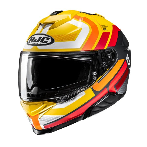 HJC i71 Helmet Viz MC3-SF - Yellow / Grey