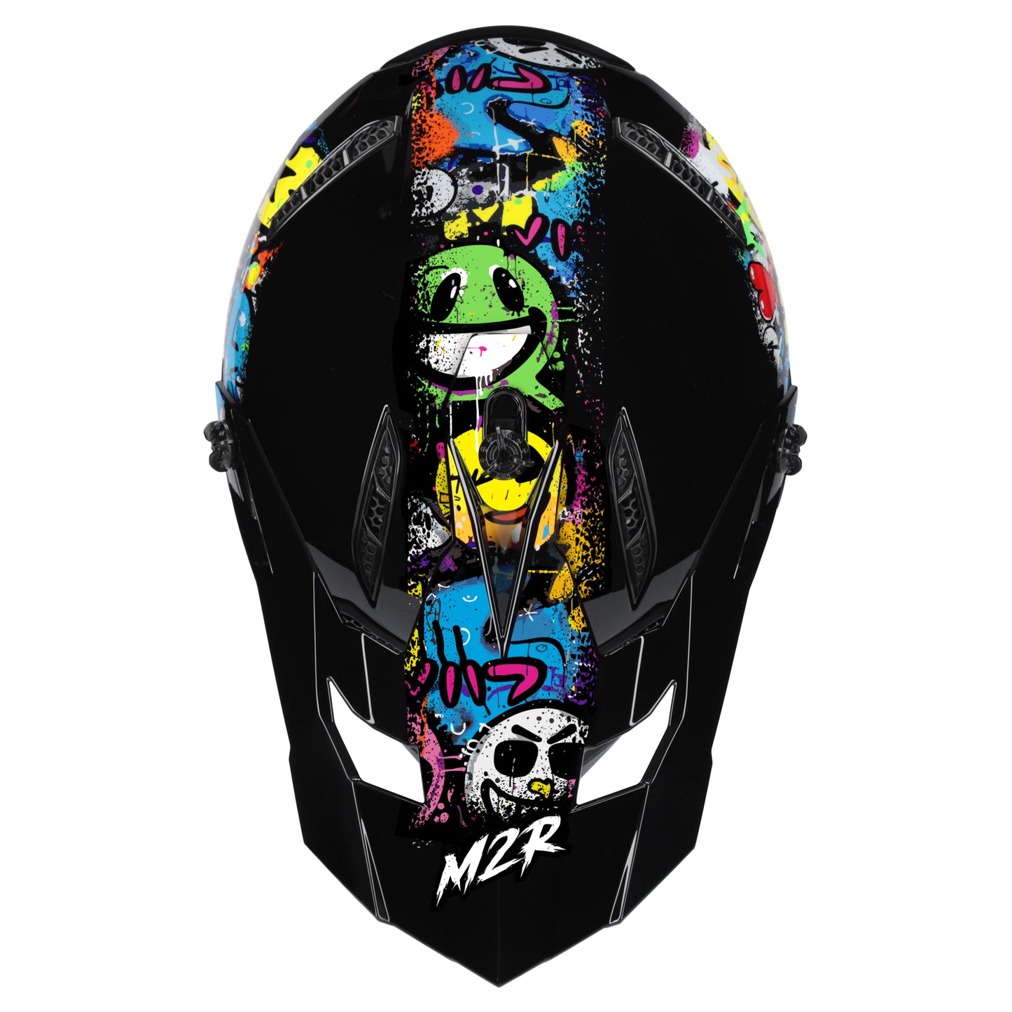 M2R X2.1 Youth Helmet - Emoji PC-10