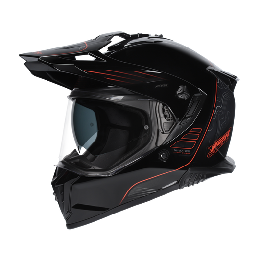 M2R Navigator Helmet Elevate PC-8F - Black / Orange