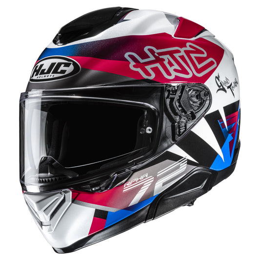 HJC RPHA 72 Helmet Goldy MC-21 - White / Blue / Red