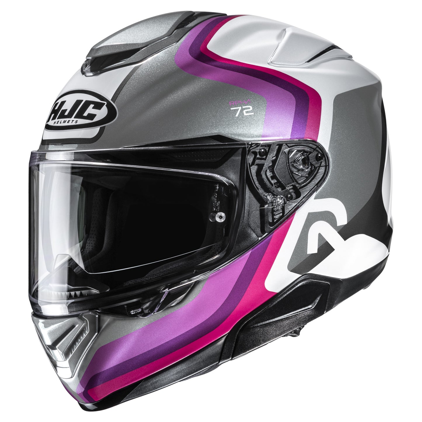 HJC RPHA 72 Helmet Ernem MC-8 - White / Grey / Pink