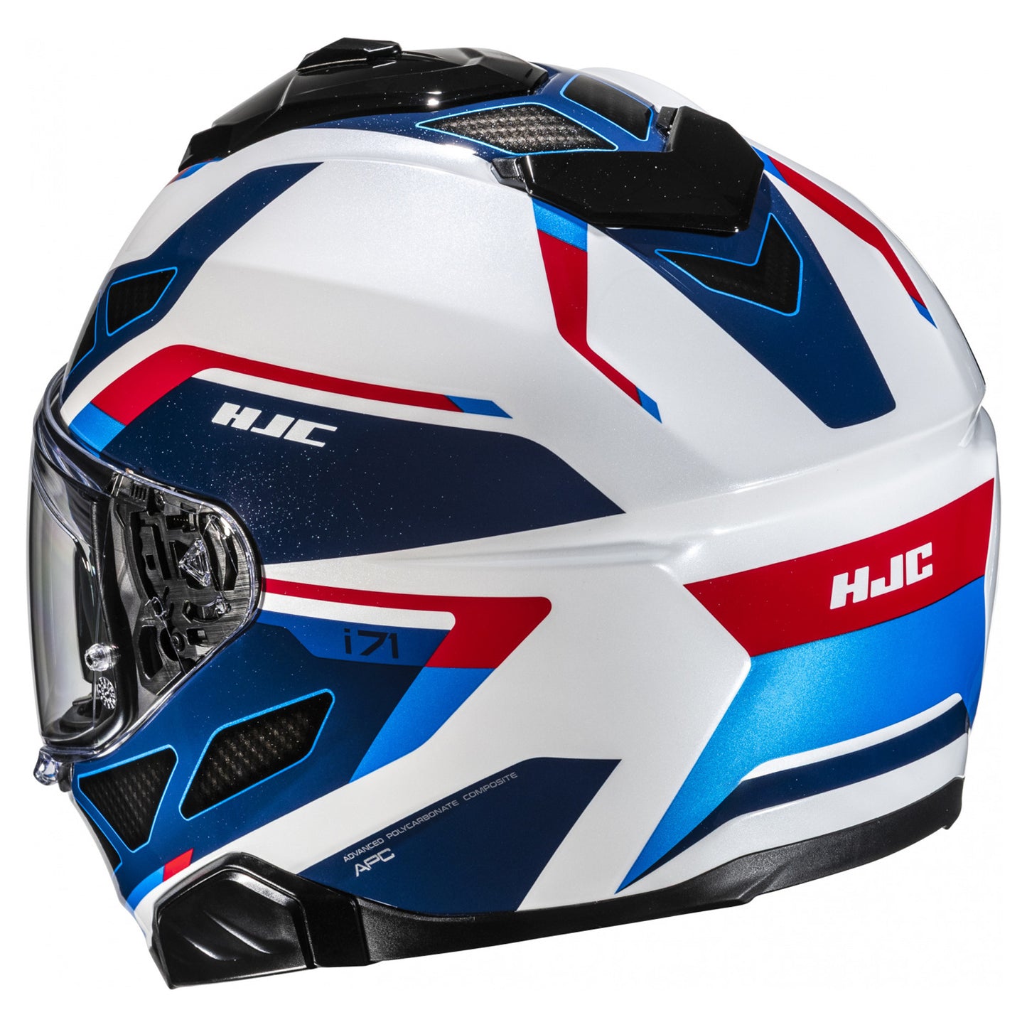 HJC i71 Helmet Zest MC-2 - White / Blue