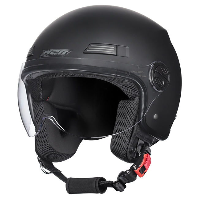 M2R Nimbus Open Face Helmet - Matt Black