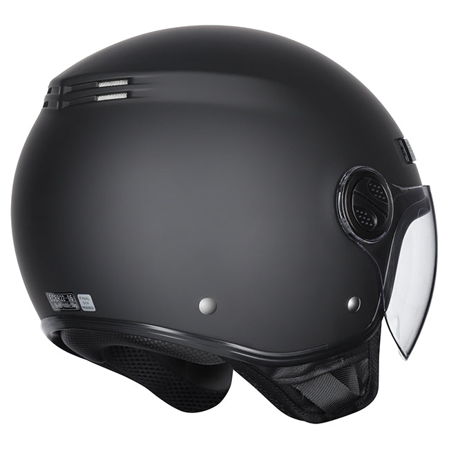 M2R Nimbus Open Face Helmet - Matt Black
