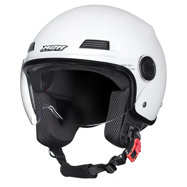 M2R Nimbus Open Face Helmet - White