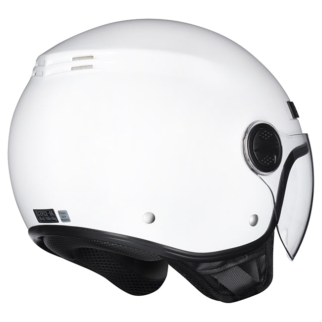 M2R Nimbus Open Face Helmet - White