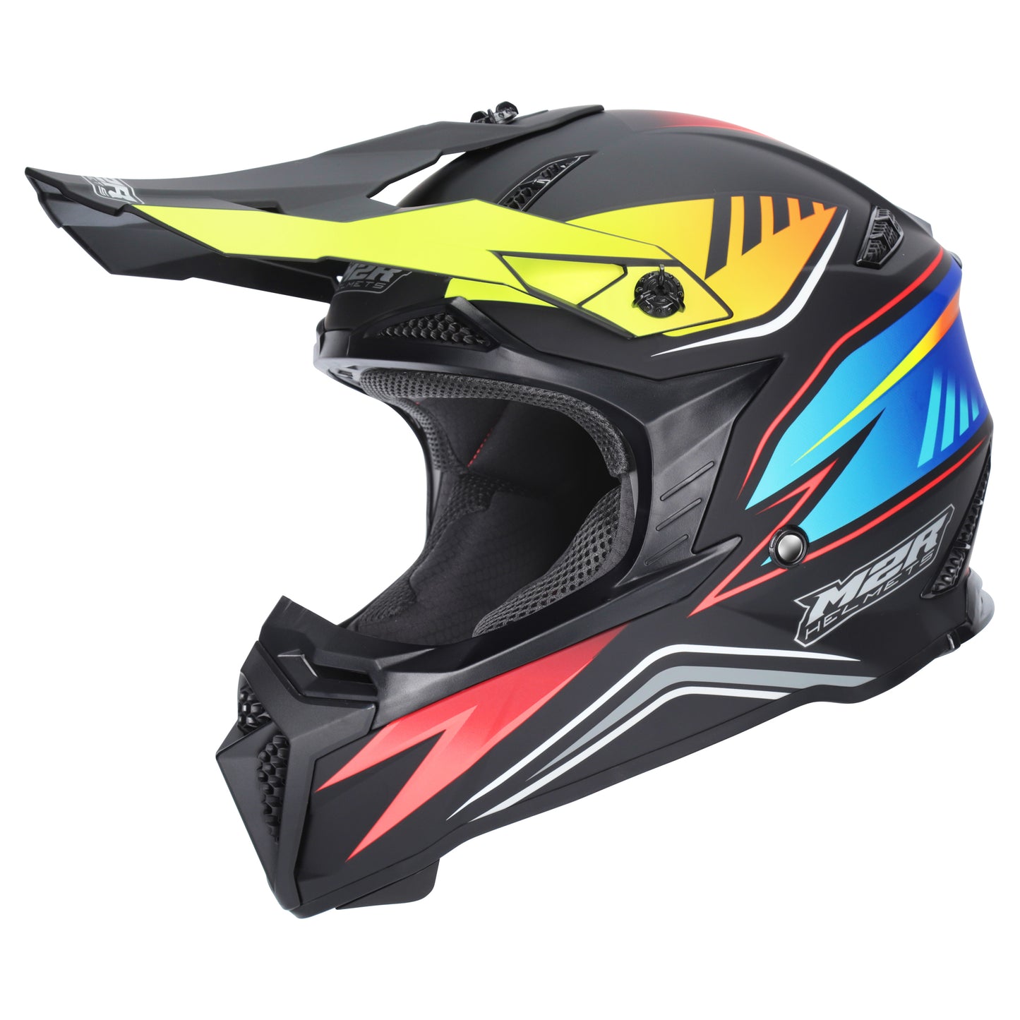 M2R X2.1 Hype Helmet PC-1F - Black / Blue / Red