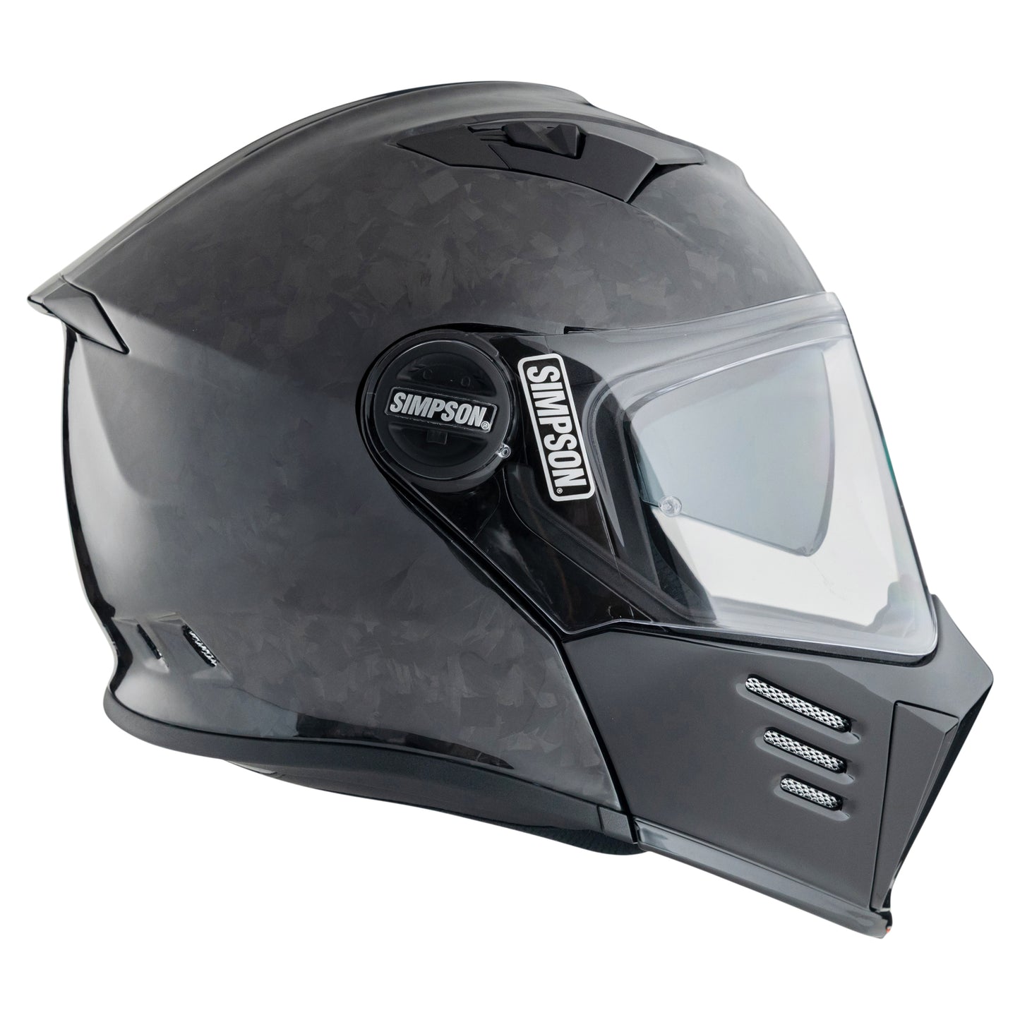 Simpson Darksome Modular Helmet - Forged Carbon
