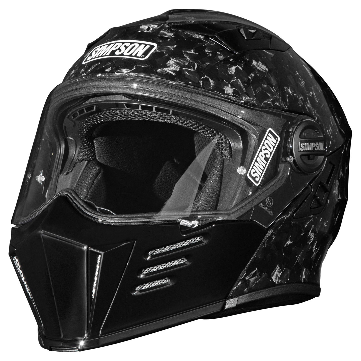 Simpson Darksome Modular Helmet - Forged Carbon