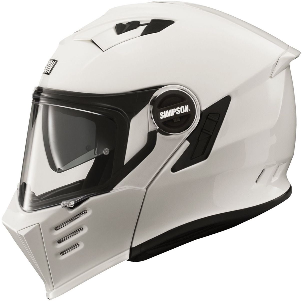 Simpson Darksome Modular Helmet - White