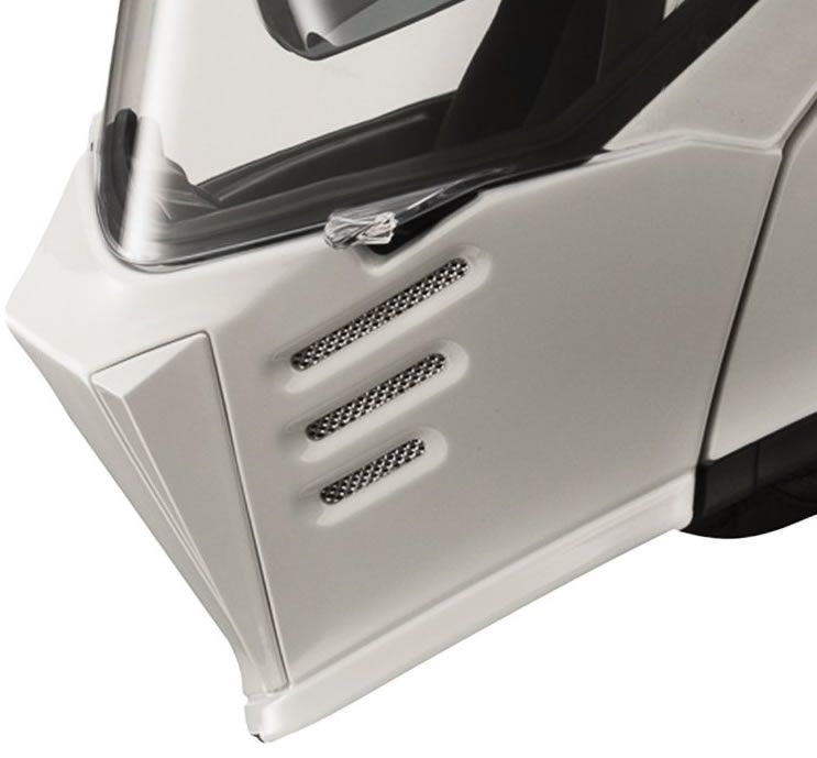 Simpson Darksome Modular Helmet - White