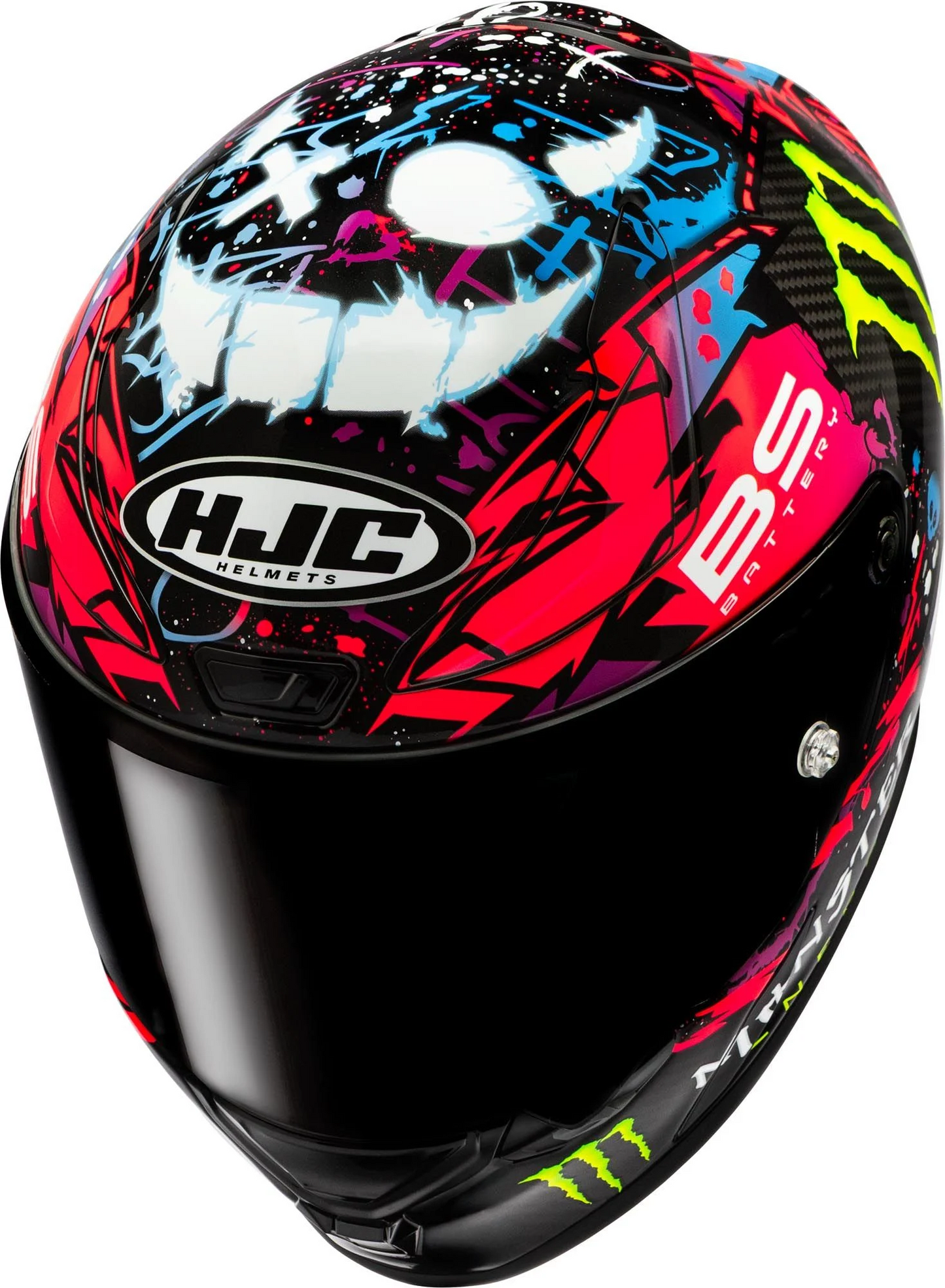 HJC RPHA 1 V2 Helmet - Carbon Funky Diablo MC-8