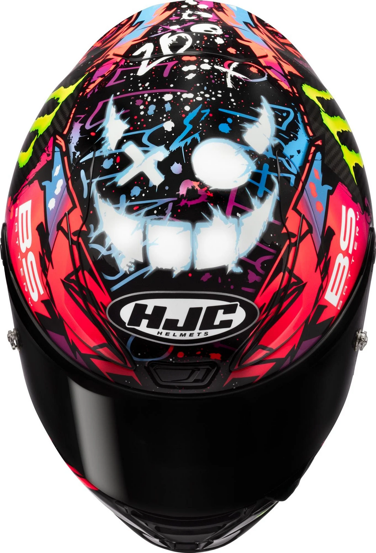 HJC RPHA 1 V2 Helmet - Carbon Funky Diablo MC-8