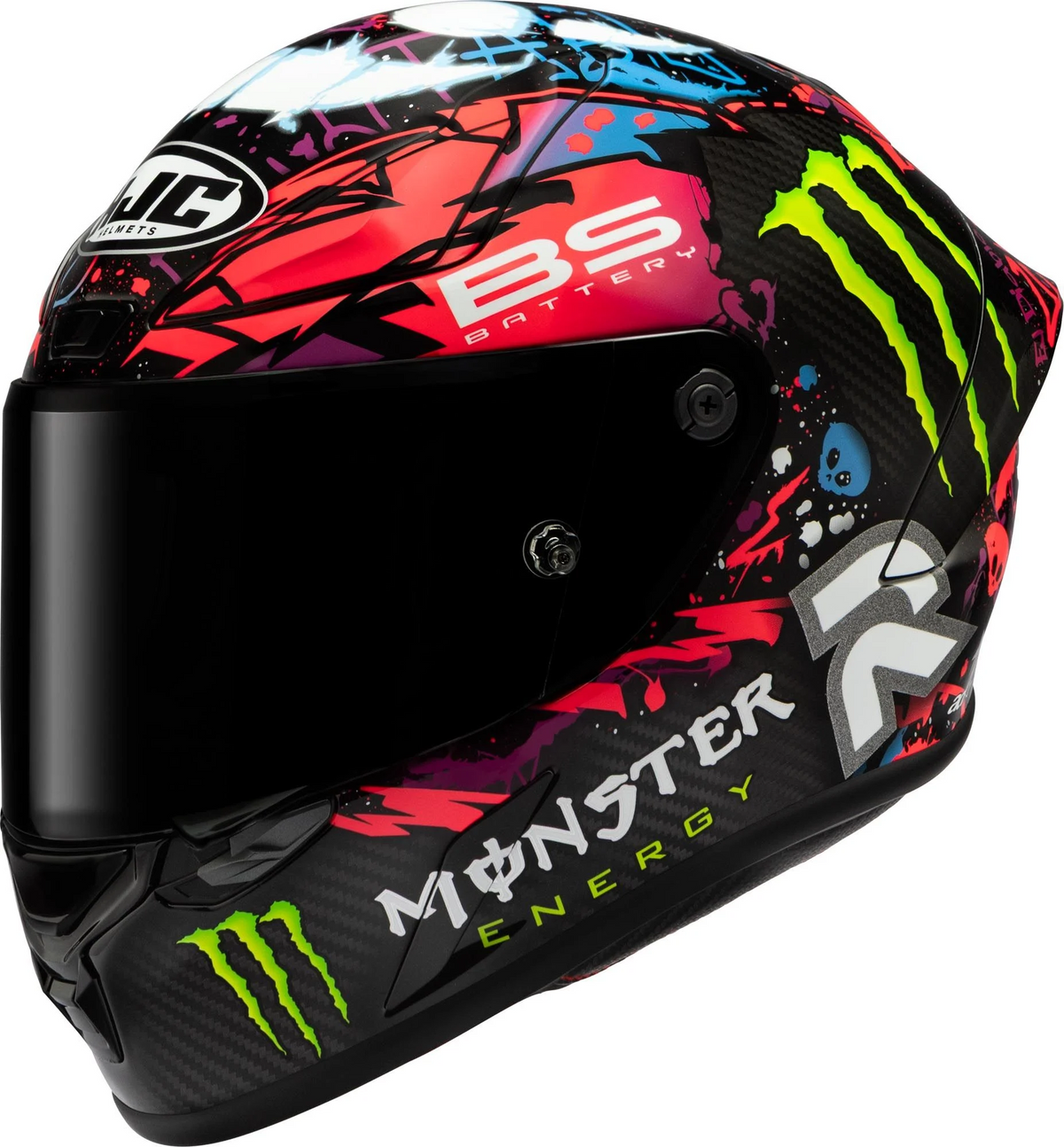 HJC RPHA 1 V2 Helmet - Carbon Funky Diablo MC-8