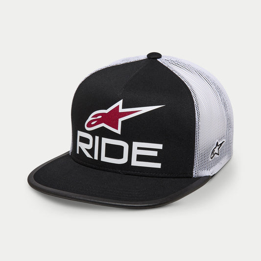 Alpinestars Ride 4.0 Trucker Hat Black White Red