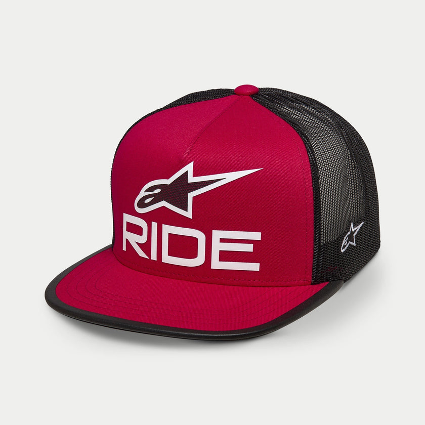 Alpinestars Ride 4.0 Trucker Hat Red - Black/White