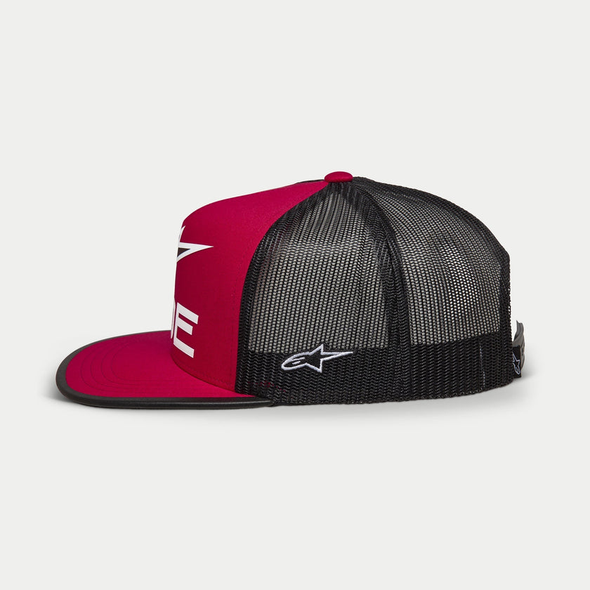 Alpinestars Ride 4.0 Trucker Hat Red - Black/White