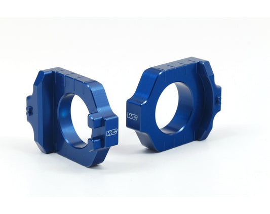 Works Connection Axle Blocks - Blue