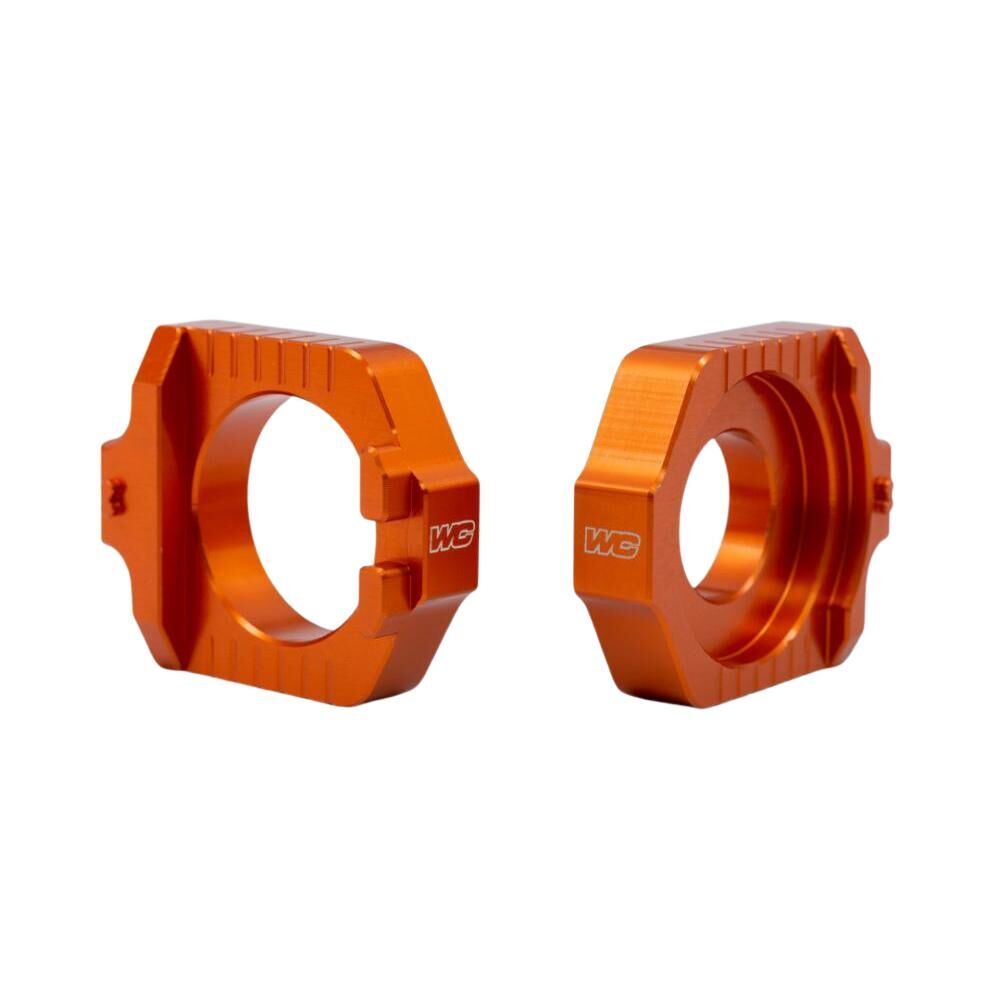 Works Connection Axle Blocks - Orange