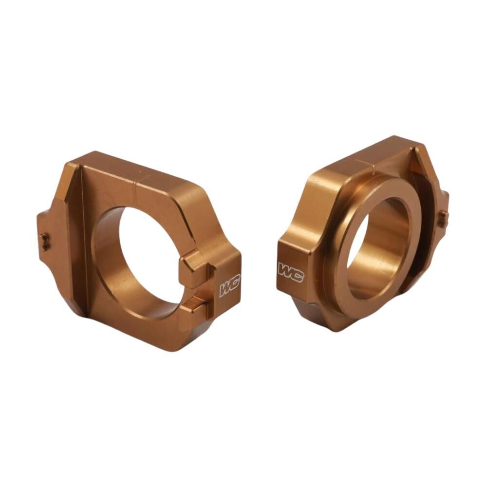 Works Connection Axle Blocks - Gold